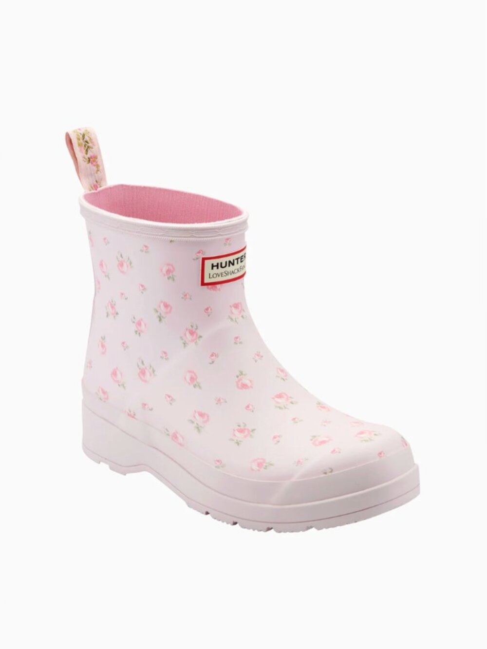 LoveShackFancy x Hunter NIB Women's Play Short Rain Boot in Blooming Heirloom
